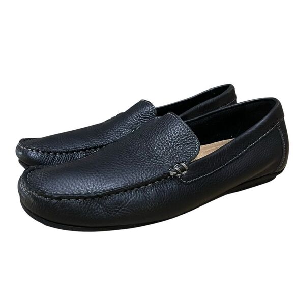 Wallin & Bros Brazilian Black Leather Loafers Men’s Slip On main image 10
